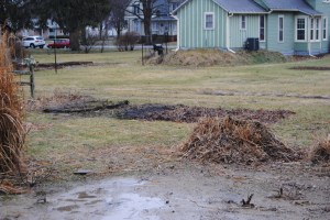 A little look at some of the space we'll be using for our garden this spring.