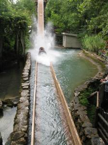 This is us on the girls first water ride. Not sure Naomi would go on it again. At least not right away.