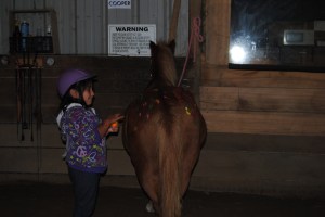 Still working hard.  She wanted him to be very colorful.