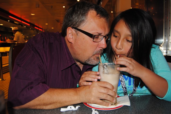 What's better than a Rootbeer Float? Sharing a Rootbeer Float.