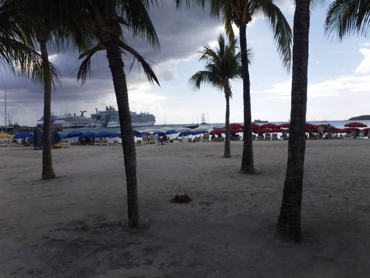 Even with the clouds, St. Maarten was beautiful.