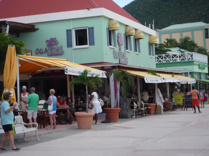 Our St. Maarten lunch spot. The girls stayed on board enjoying time in Adventure Ocean while hubby and I spent our day together.